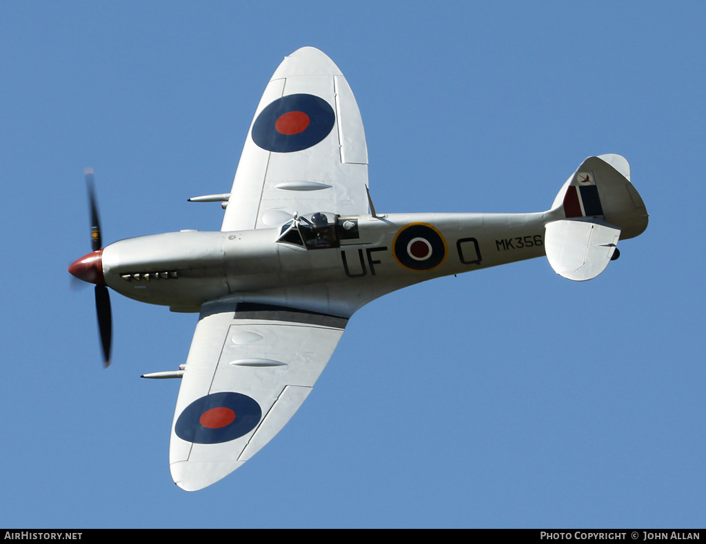 Aircraft Photo of MK356 | Supermarine 361 Spitfire F9E | UK - Air Force | AirHistory.net #511985