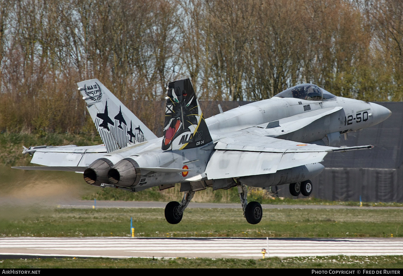 Aircraft Photo of C15-34 | McDonnell Douglas EF-18A Hornet | Spain - Air Force | AirHistory.net #512005