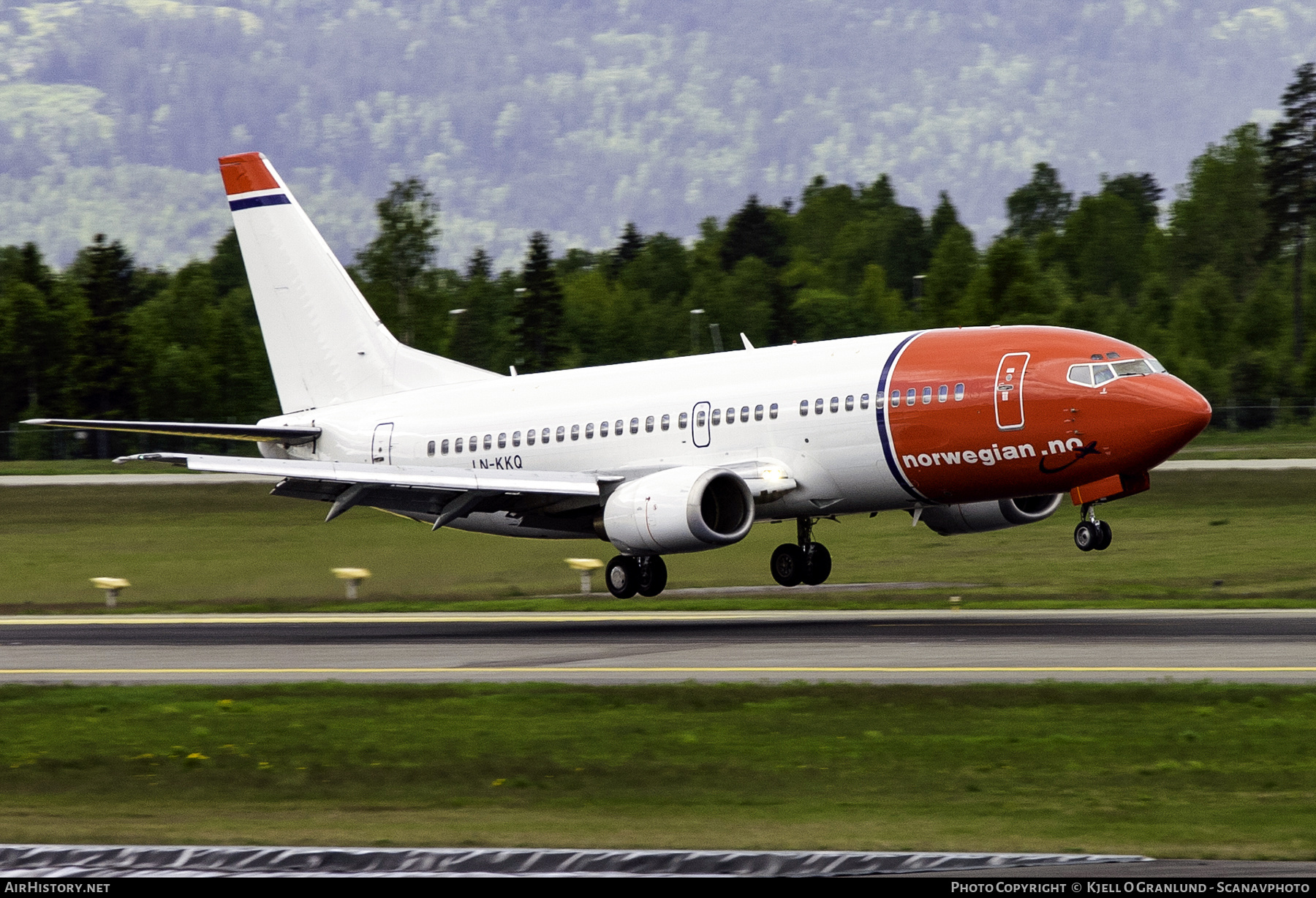 Aircraft Photo of LN-KKQ | Boeing 737-36Q | Norwegian | AirHistory.net #512029