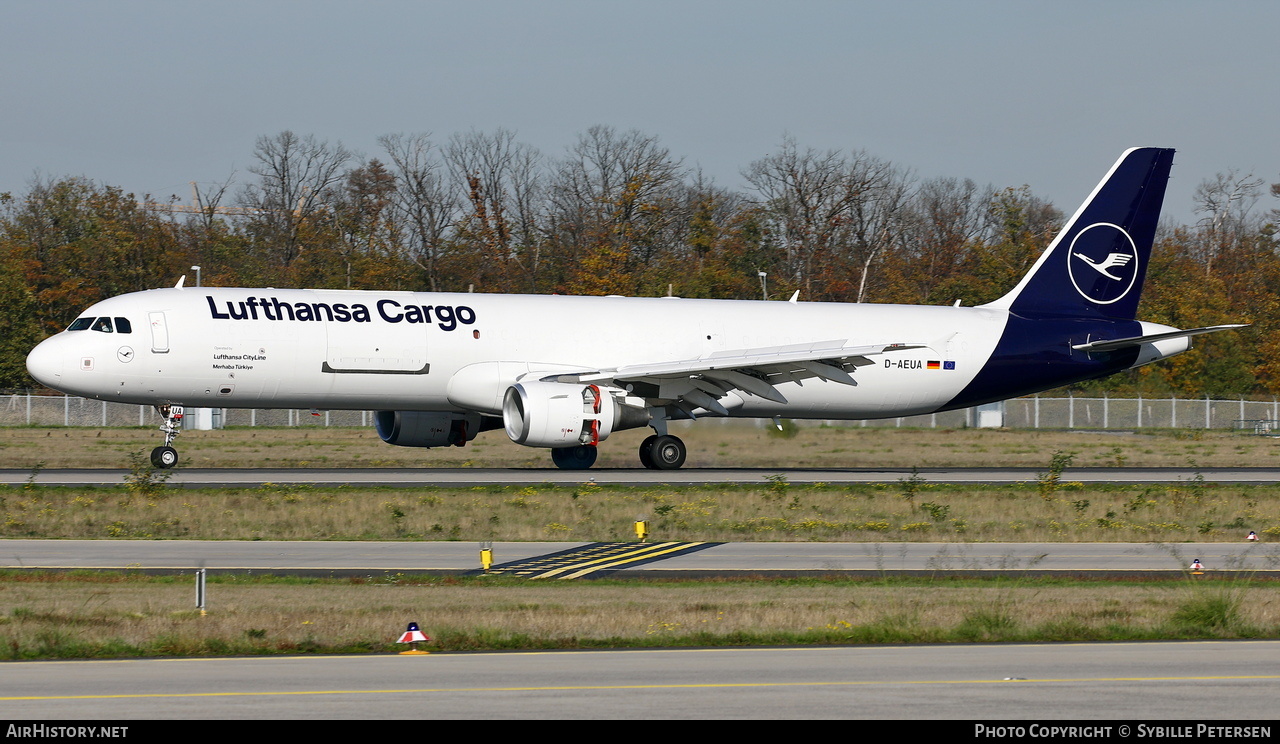 Aircraft Photo of D-AEUA | Airbus A321-211/P2F | Lufthansa Cargo | AirHistory.net #512048
