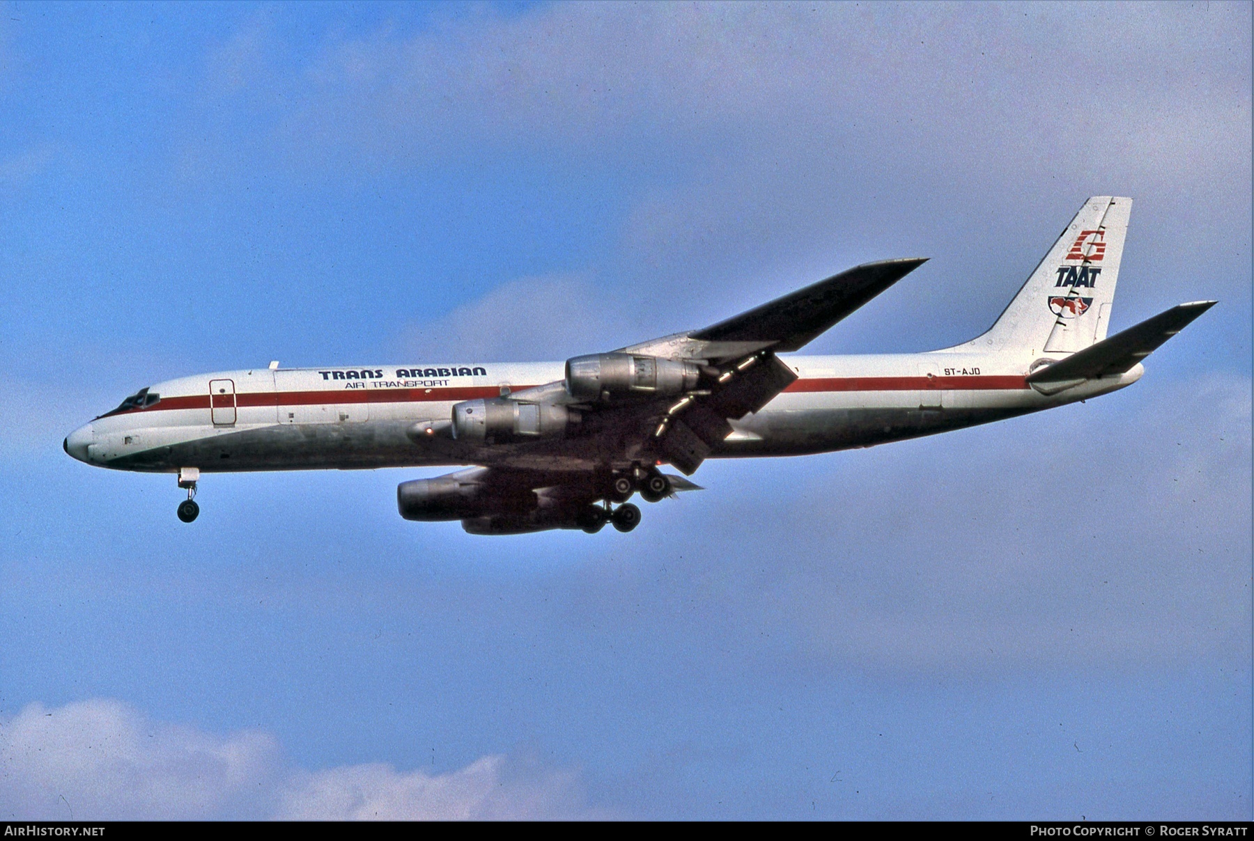 Aircraft Photo of ST-AJD | Douglas DC-8-55(F) | Trans Arabian Air Transport - TAAT | AirHistory.net #512057