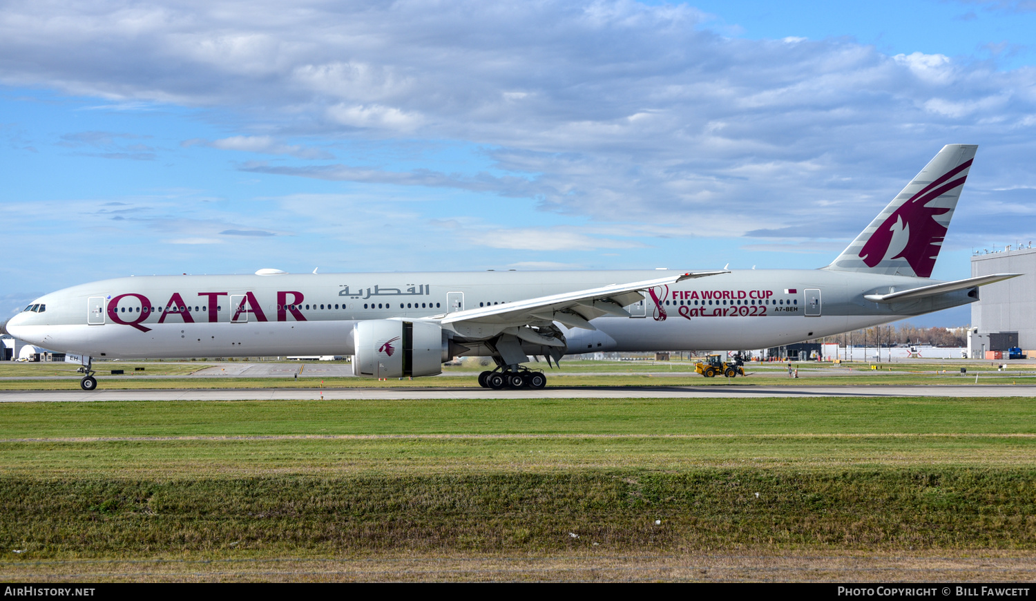 Aircraft Photo of A7-BEH | Boeing 777-3DZ/ER | Qatar Airways | AirHistory.net #512081