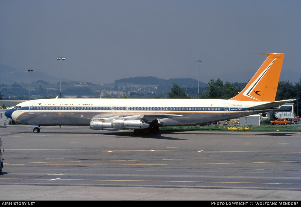 Aircraft Photo of ZS-SAI | Boeing 707-344C | South African Airways - Suid-Afrikaanse Lugdiens | AirHistory.net #512094