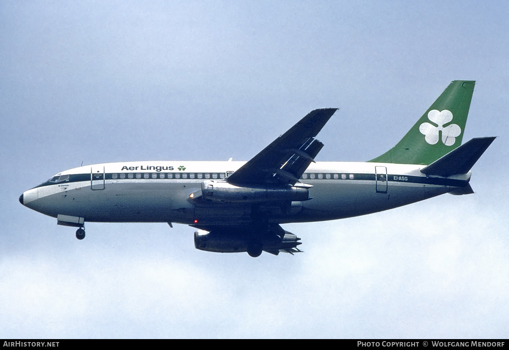 Aircraft Photo of EI-ASG | Boeing 737-248 | Aer Lingus | AirHistory.net #512102