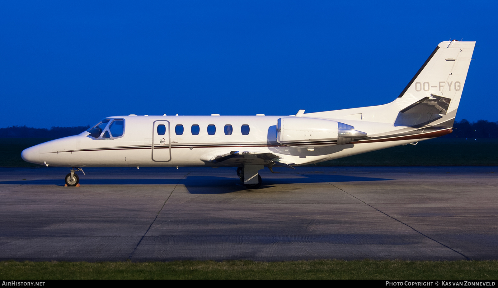 Aircraft Photo of OO-FYG | Cessna 550 Citation Bravo | AirHistory.net #512107