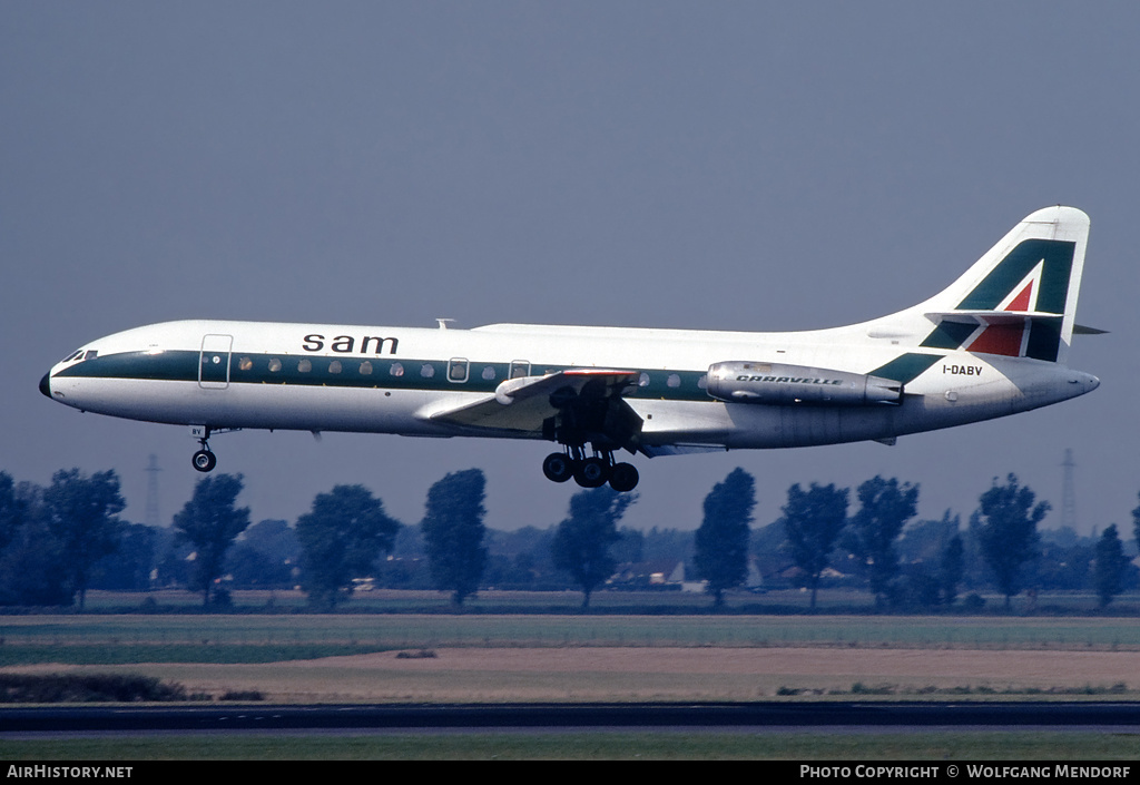 Aircraft Photo of I-DABV | Sud SE-210 Caravelle VI-N | Società Aerea Mediterranea - SAM | AirHistory.net #512113