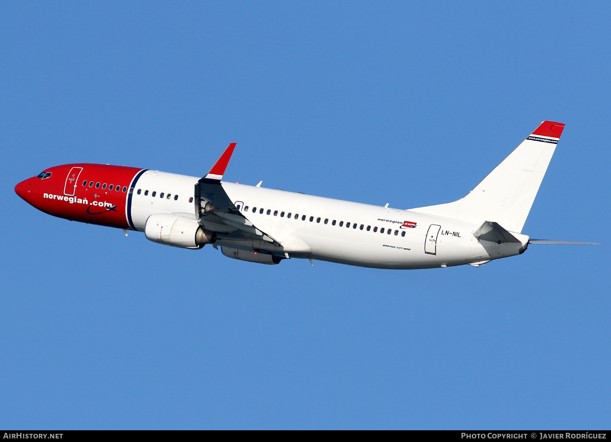 Aircraft Photo of LN-NIL | Boeing 737-8KN | Norwegian | AirHistory.net #512173
