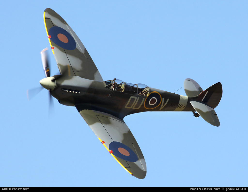 Aircraft Photo of G-LFIX / ML407 | Supermarine 509 Spitfire T9 | UK - Air Force | AirHistory.net #512187