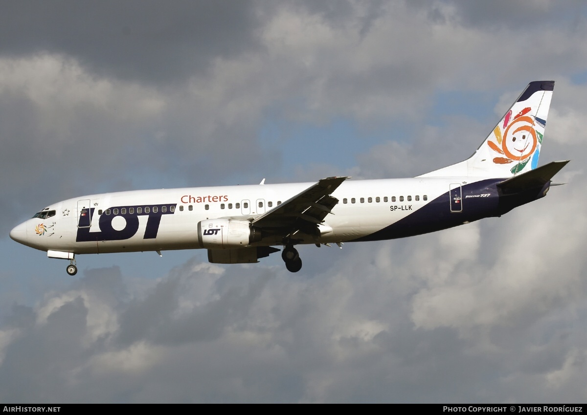 Aircraft Photo of SP-LLK | Boeing 737-4Q8 | LOT Charters | AirHistory.net #512189