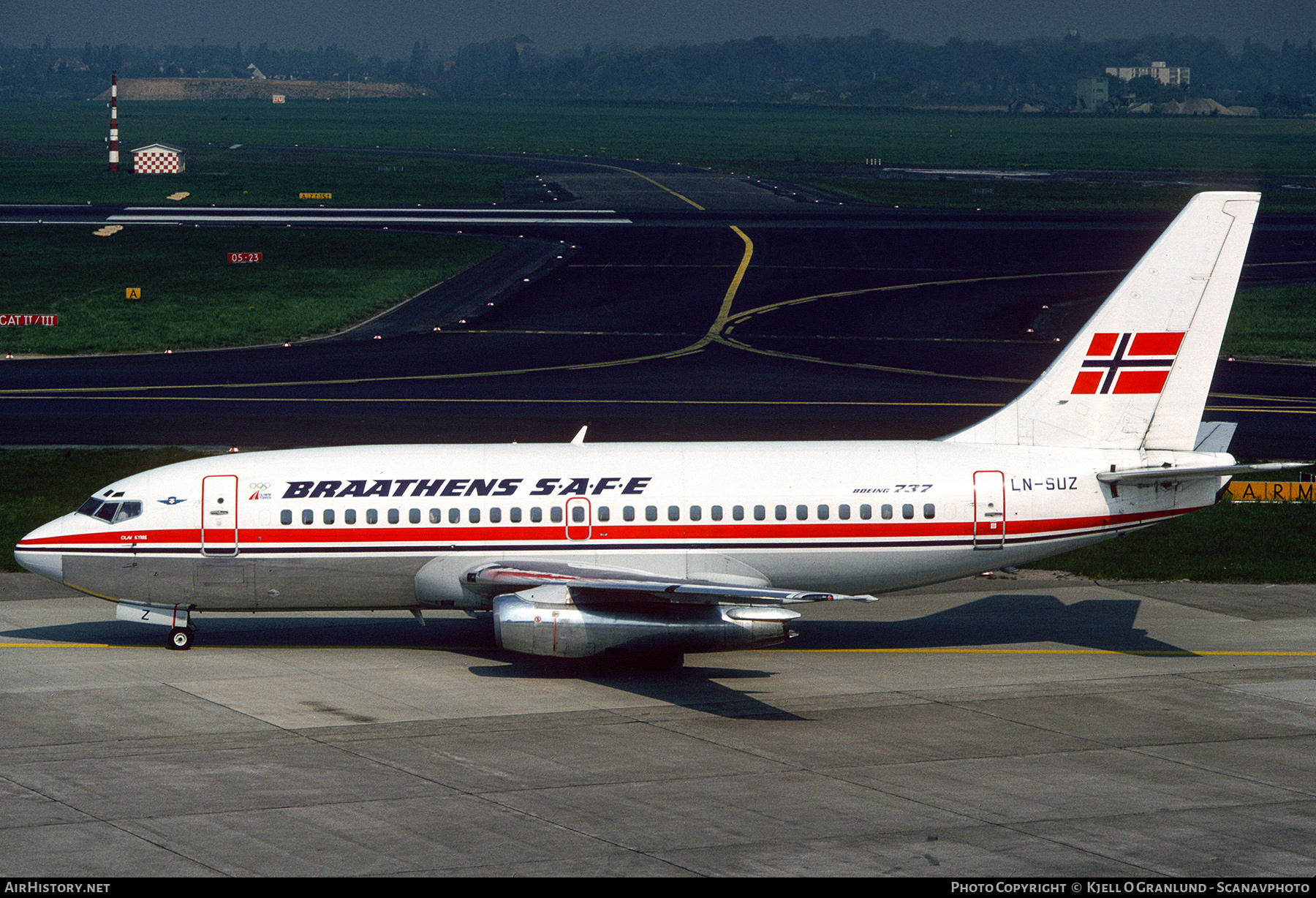 Aircraft Photo of LN-SUZ | Boeing 737-205/Adv | Braathens SAFE | AirHistory.net #512210