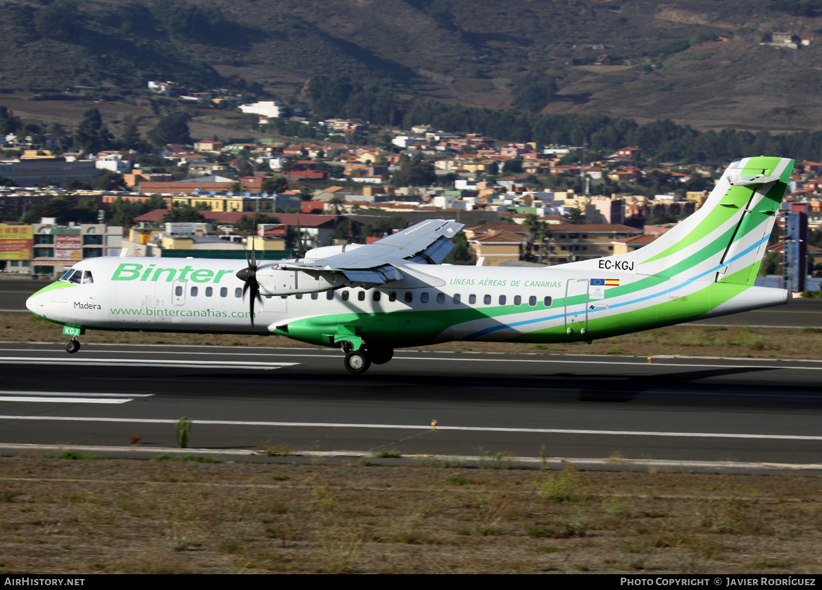 Aircraft Photo of EC-KGJ | ATR ATR-72-500 (ATR-72-212A) | Binter Canarias | AirHistory.net #512215
