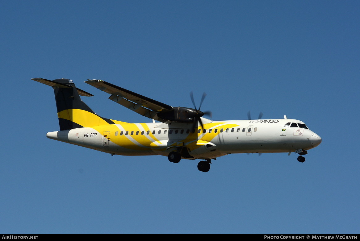 Aircraft Photo of PR-PDO | ATR ATR-72-600 (ATR-72-212A) | Voepass Linhas Aéreas | AirHistory.net #512262