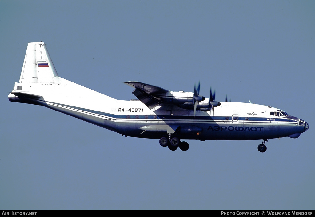 Aircraft Photo of RA-48971 | Antonov An-12A | Aeroflot | AirHistory.net #512295