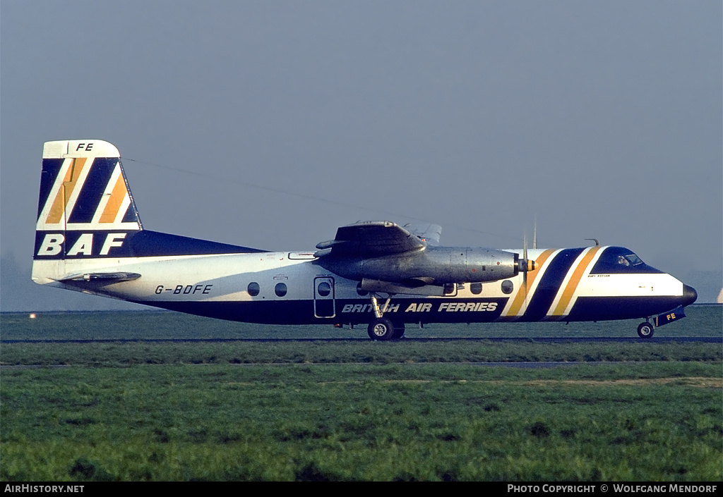 Aircraft Photo of G-BDFE | Handley Page HPR-7 Herald 206 | British Air Ferries - BAF | AirHistory.net #512302