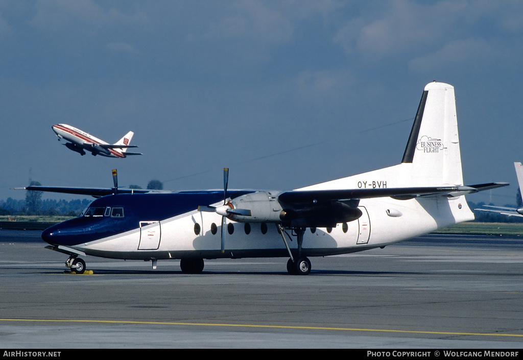 Aircraft Photo of OY-BVH | Fokker F27-200 Friendship | Business Flight | AirHistory.net #512304