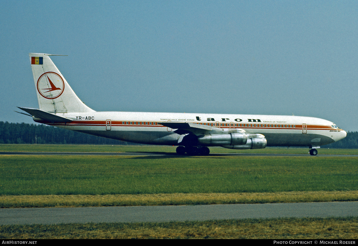 Aircraft Photo of YR-ABC | Boeing 707-3K1C | TAROM - Transporturile Aeriene Române | AirHistory.net #512317