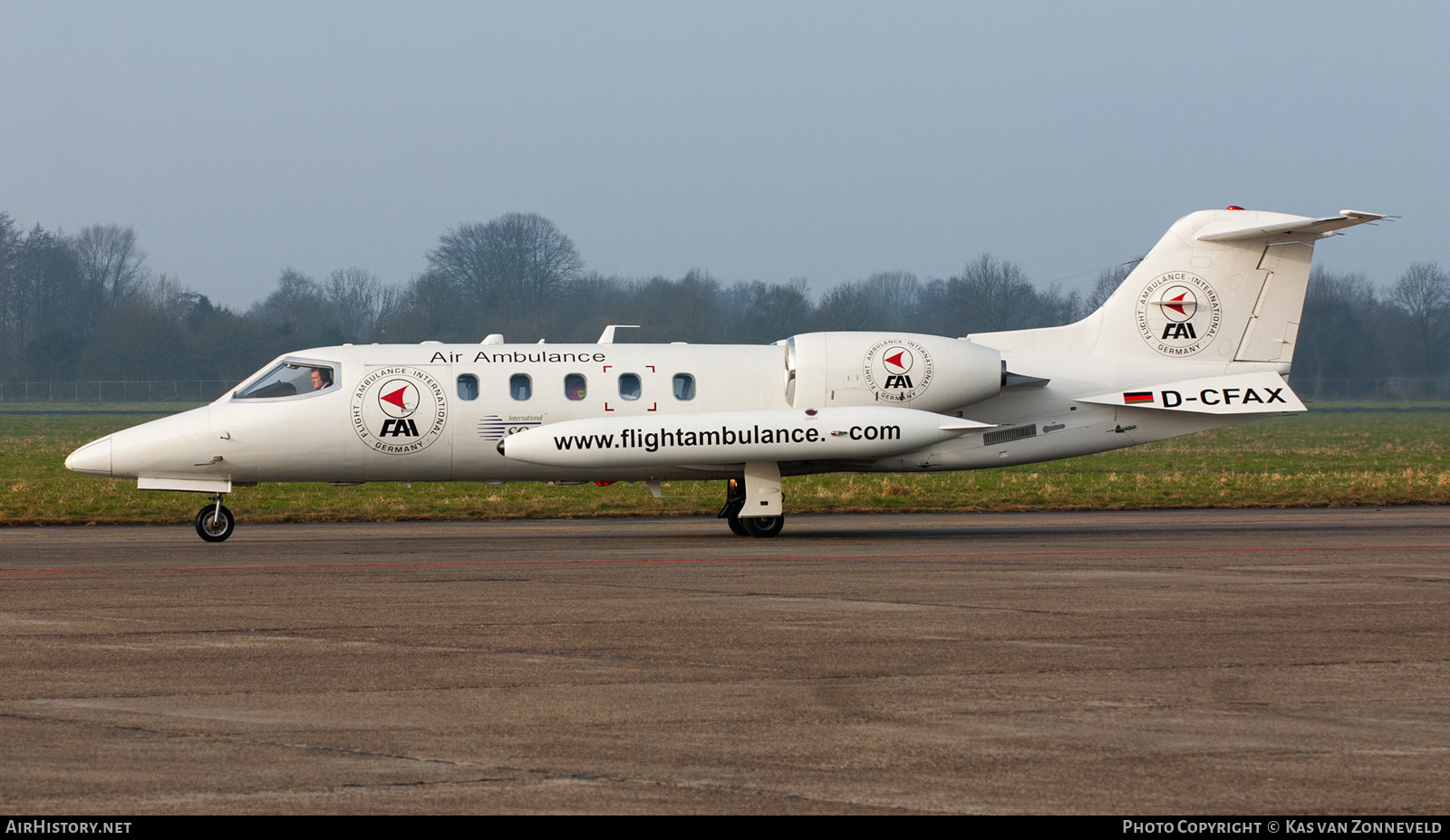 Aircraft Photo of D-CFAX | Gates Learjet 35A | FAI - Flight Ambulance International | AirHistory.net #512325
