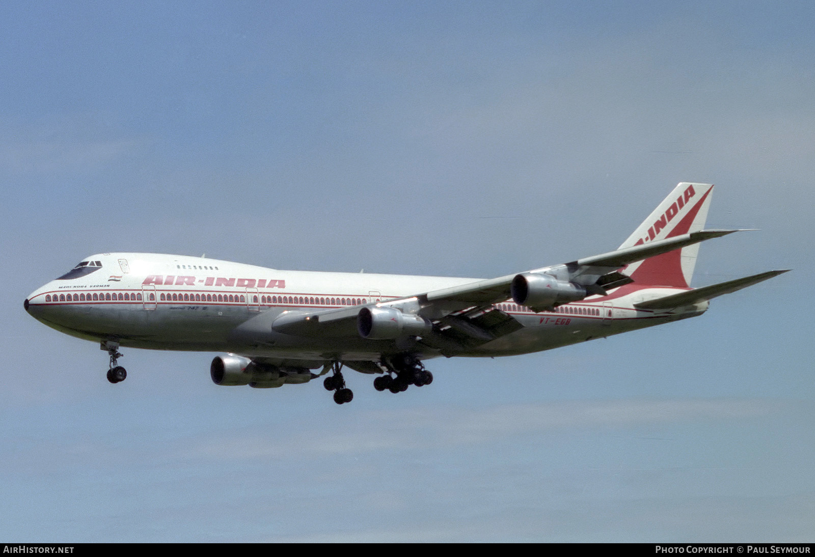 Aircraft Photo of VT-EGB | Boeing 747-237B | Air India | AirHistory.net #512330