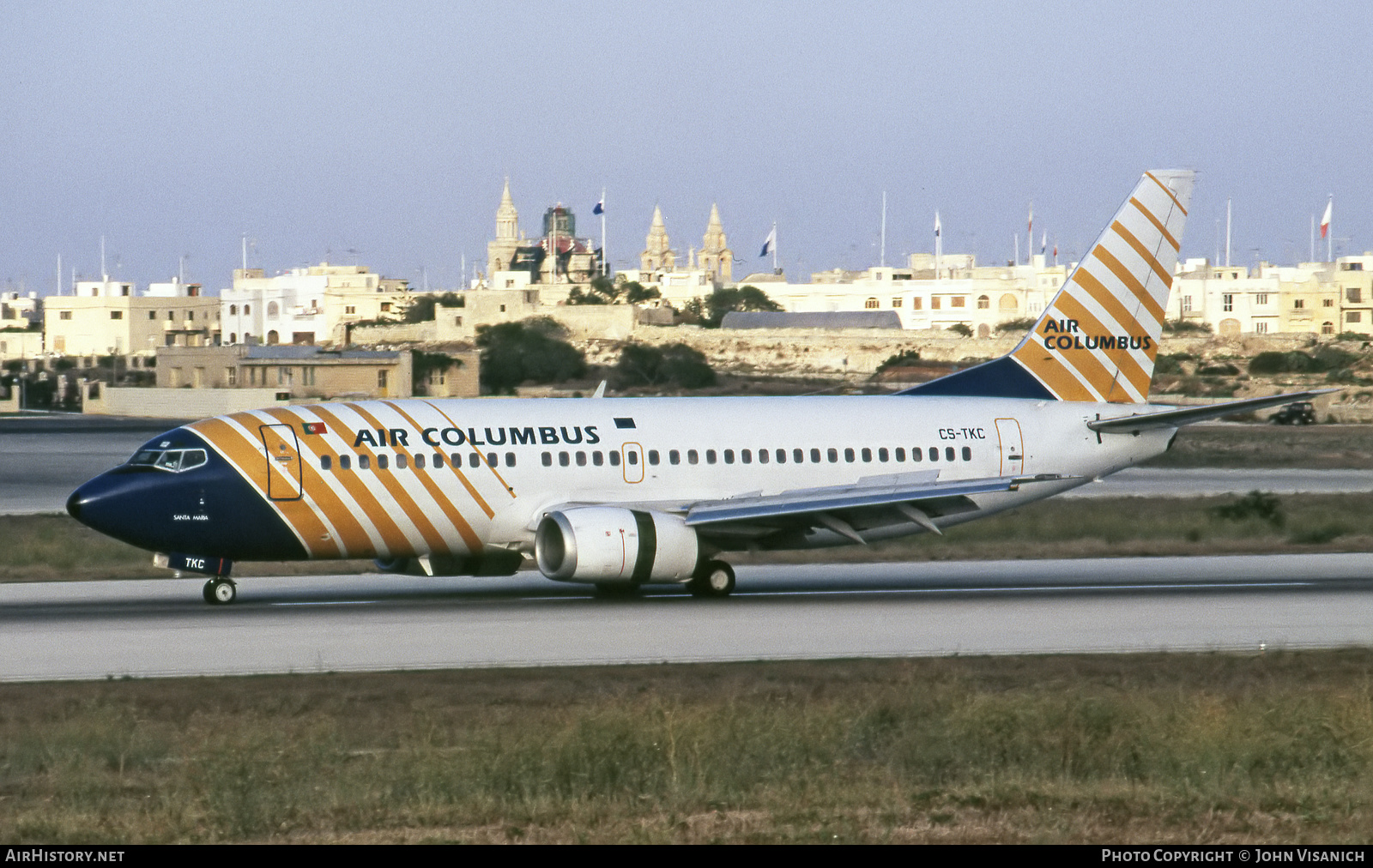 Aircraft Photo of CS-TKC | Boeing 737-33A | Air Columbus | AirHistory.net #512344