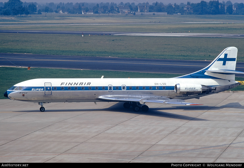 Aircraft Photo of OH-LSD | Sud SE-210 Caravelle 10B3 Super B | Finnair | AirHistory.net #512405