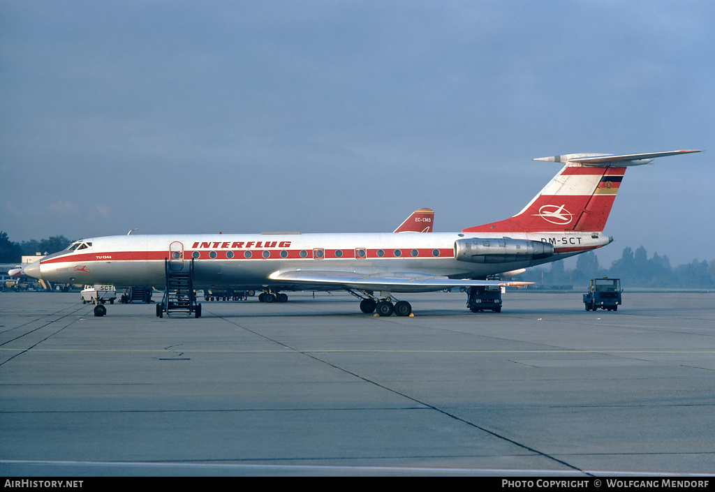 Aircraft Photo of DM-SCT | Tupolev Tu-134A | Interflug | AirHistory.net #512413