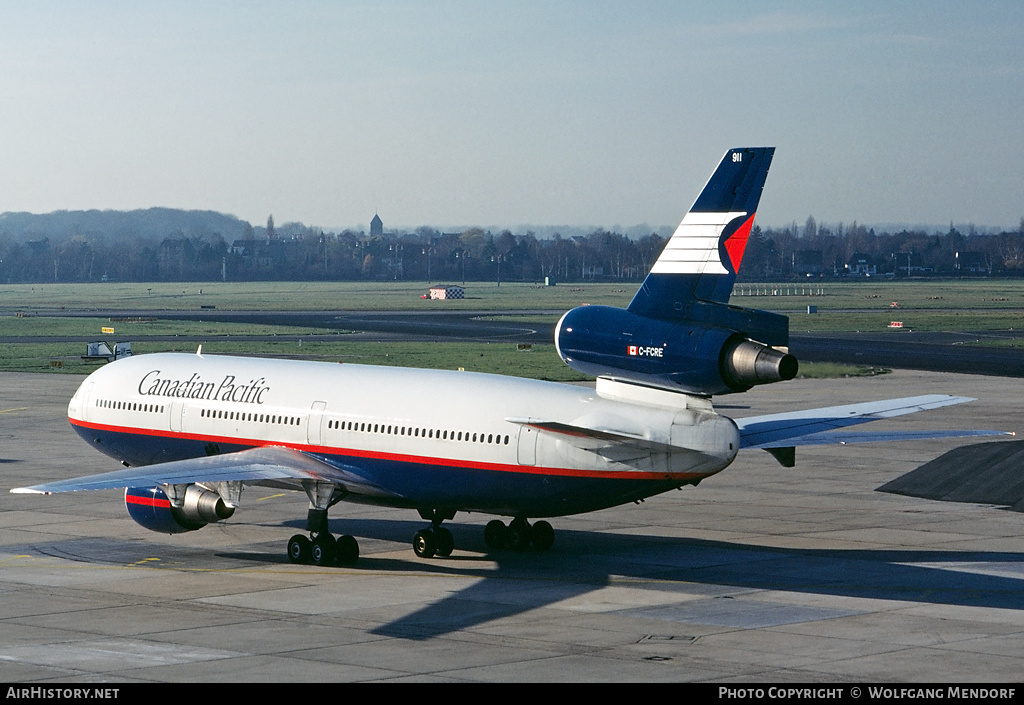 Aircraft Photo of C-FCRE | McDonnell Douglas DC-10-30 | Canadian Pacific - Canadien Pacifique | AirHistory.net #512417
