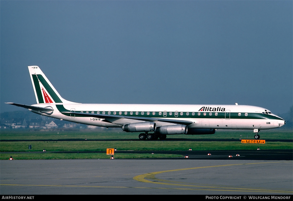 Aircraft Photo of I-DIWW | McDonnell Douglas DC-8-62H | Alitalia | AirHistory.net #512421