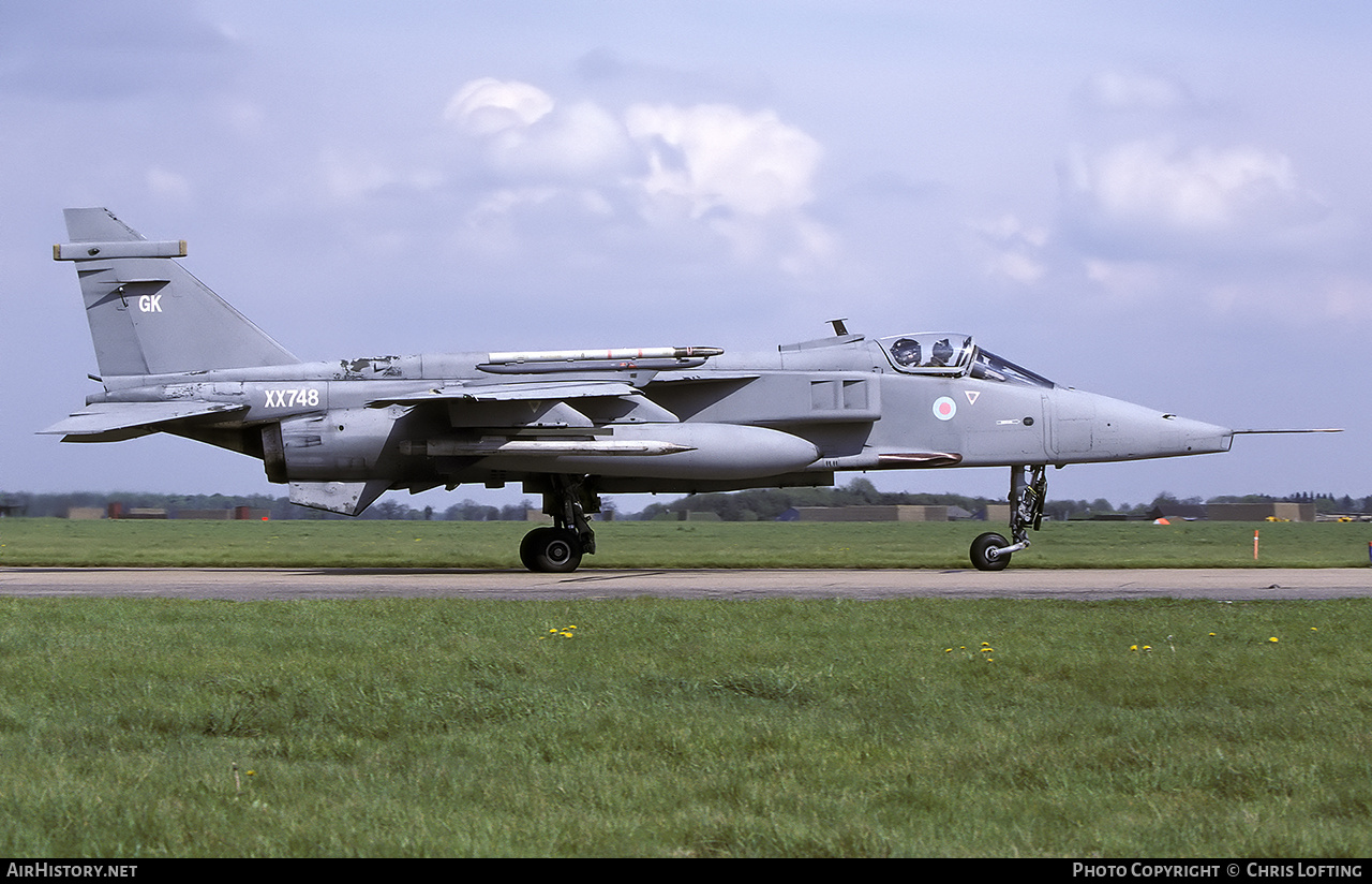 Aircraft Photo of XX748 | Sepecat Jaguar GR3A | UK - Air Force | AirHistory.net #512422