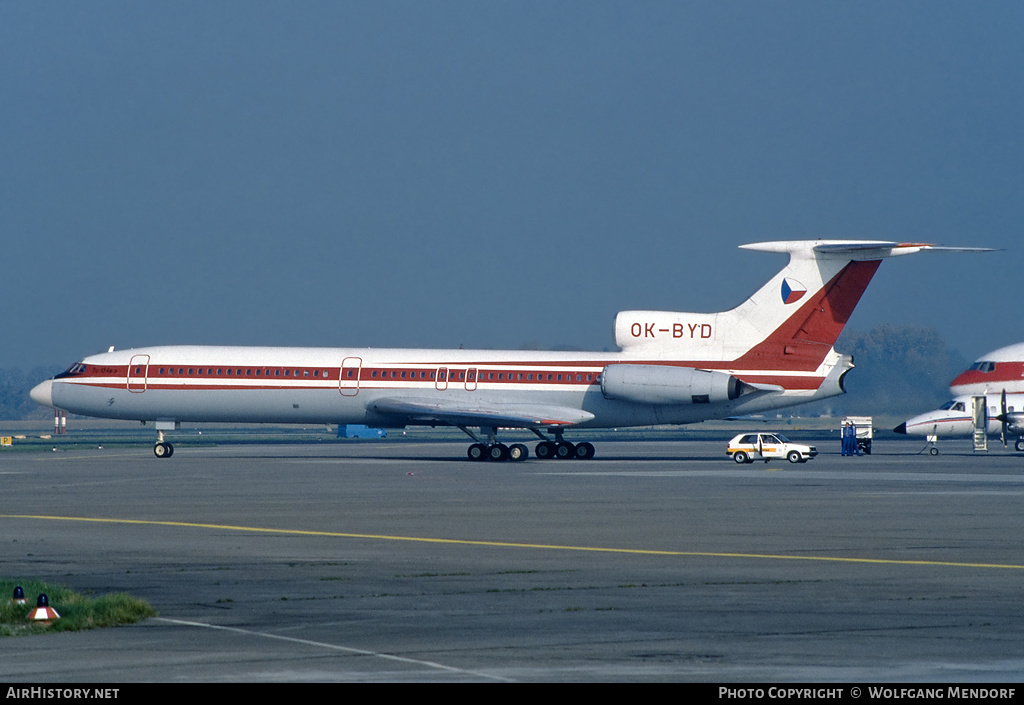 Aircraft Photo of OK-BYD | Tupolev Tu-154B-2 | Czechoslovakia Government | AirHistory.net #512432