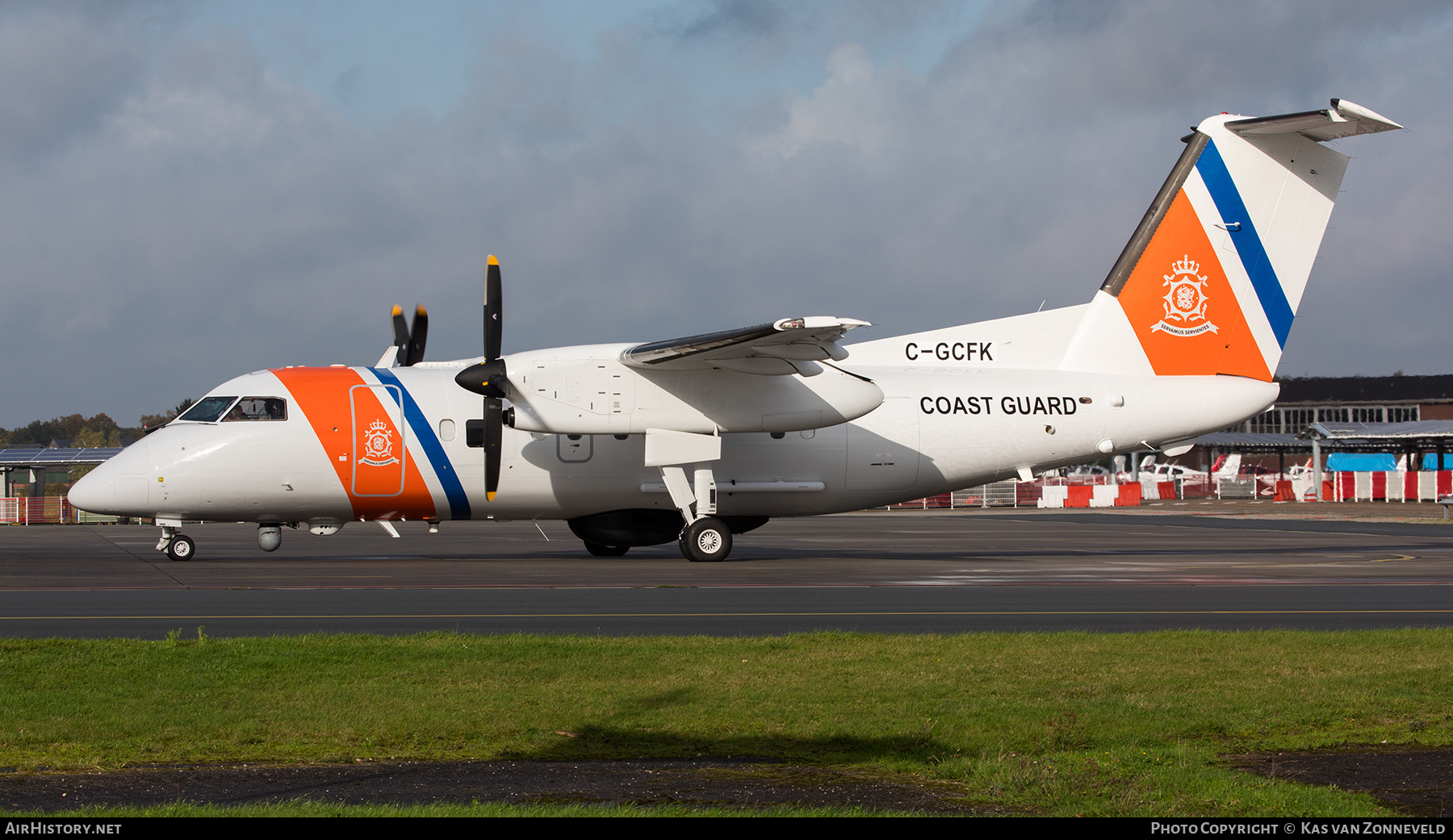 Aircraft Photo of C-GCFK | De Havilland Canada DHC-8-102MPA Dash 8 | Kustwacht - Netherlands Coastguard | AirHistory.net #512456