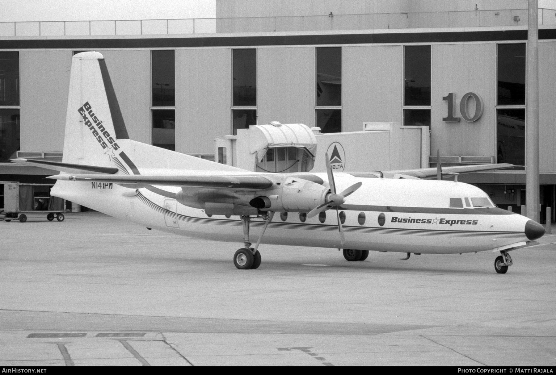 Aircraft Photo of N141PM | Fokker F27-100 Friendship | Business Express Airlines - BEX | AirHistory.net #512467