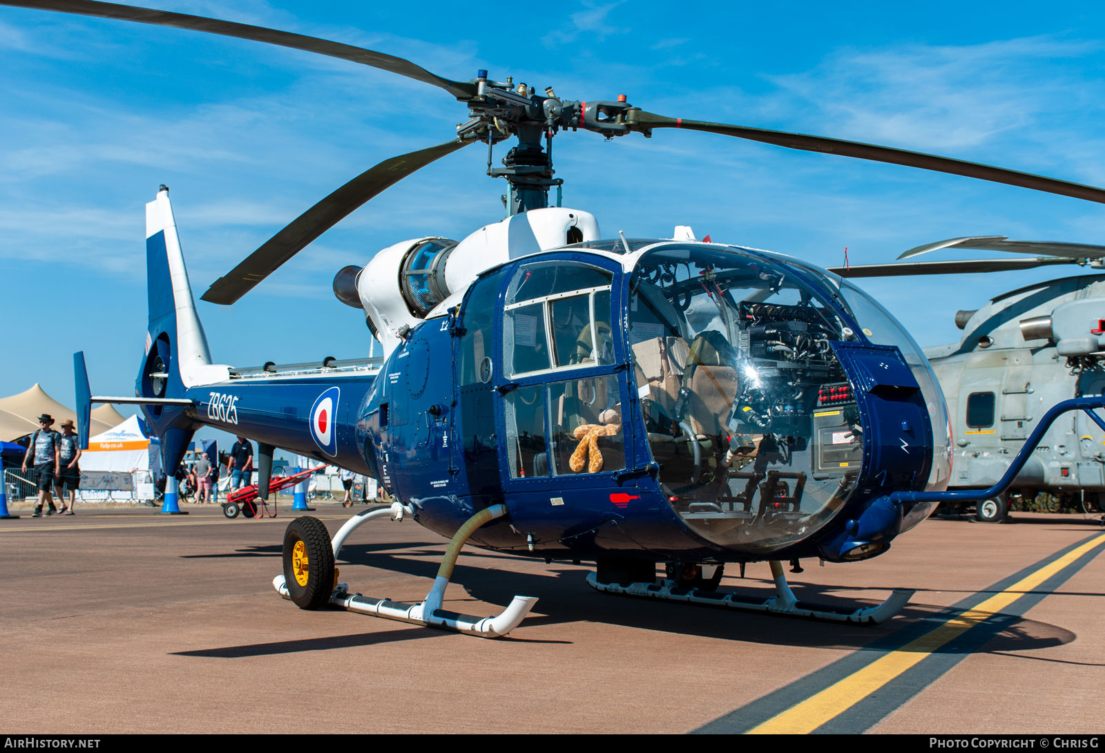 Aircraft Photo of G-TSTR / ZB625 | Aerospatiale SA-341D Gazelle HT3 | UK - Air Force | AirHistory.net #512514