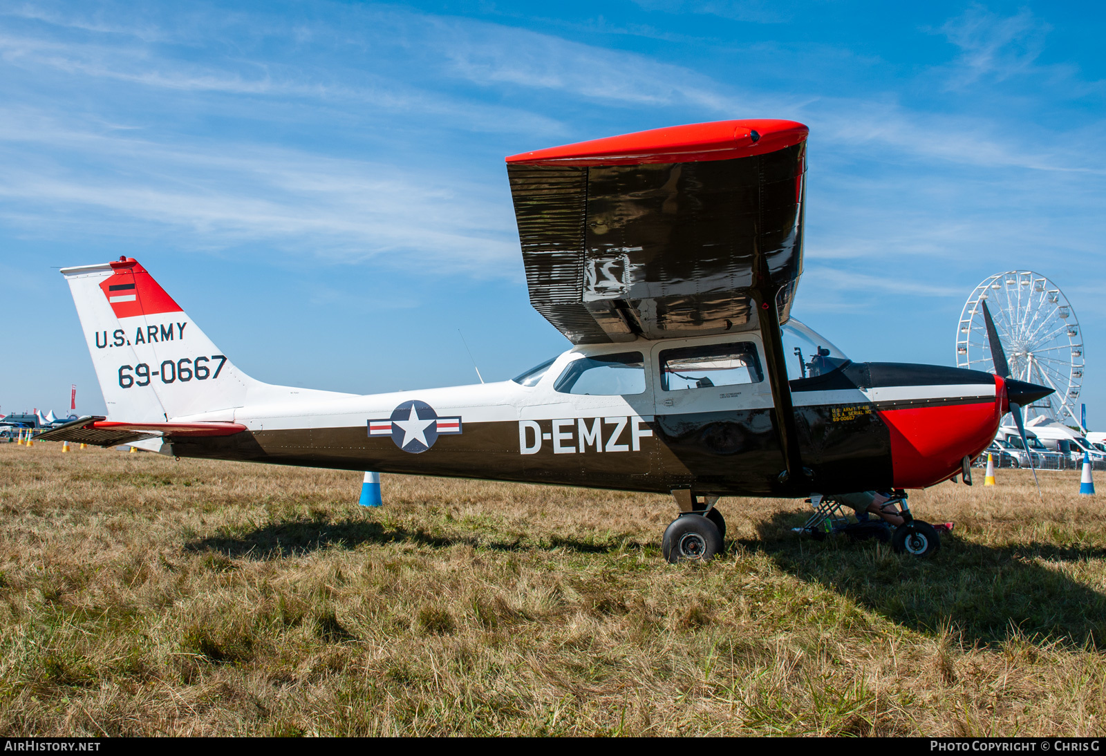 Aircraft Photo of D-EMZF / 69-0667 | Reims F172H Skyhawk | USA - Army | AirHistory.net #512518