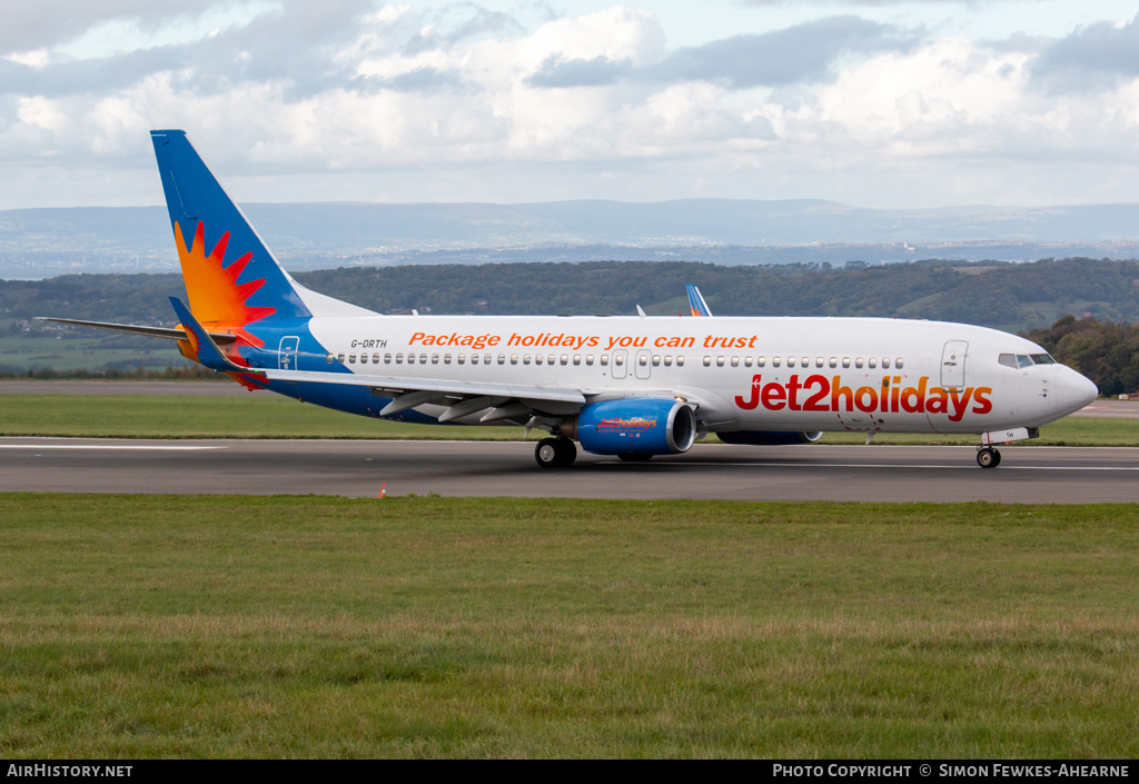 Aircraft Photo of G-DRTH | Boeing 737-8BK | Jet2 Holidays | AirHistory.net #512527