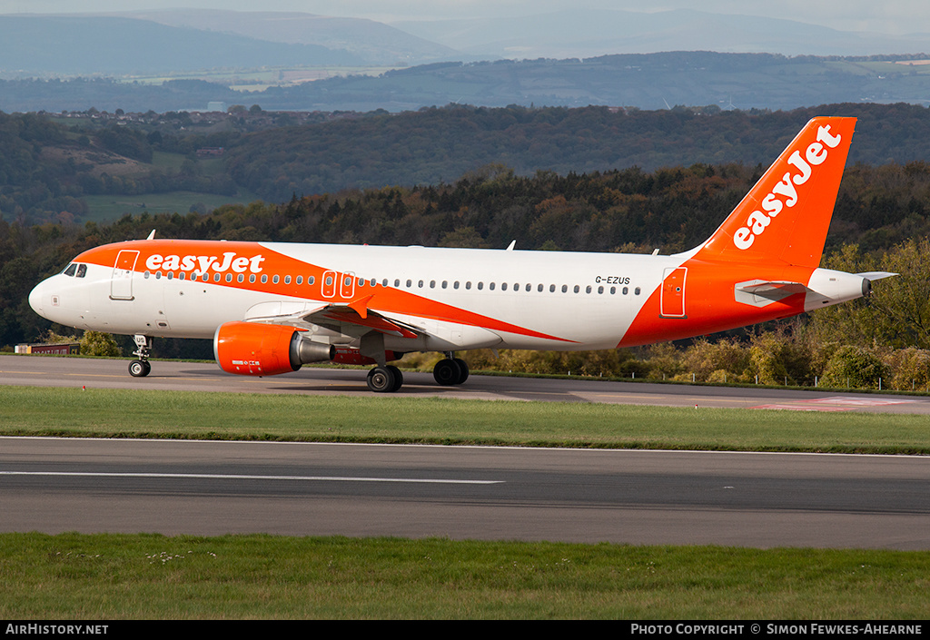 Aircraft Photo of G-EZUS | Airbus A320-214 | EasyJet | AirHistory.net #512531