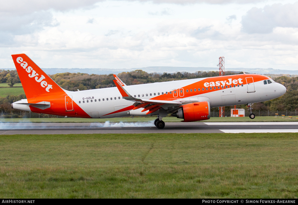 Aircraft Photo of G-UZLB | Airbus A320-251N | EasyJet | AirHistory.net #512535