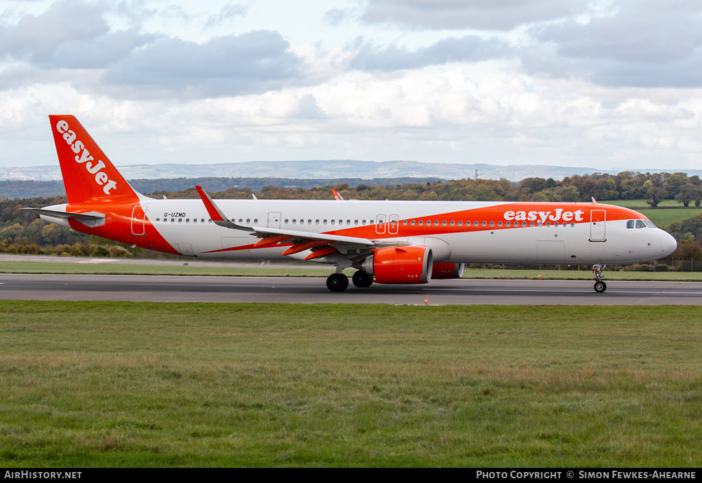Aircraft Photo of G-UZMD | Airbus A321-251NX | EasyJet | AirHistory.net #512536