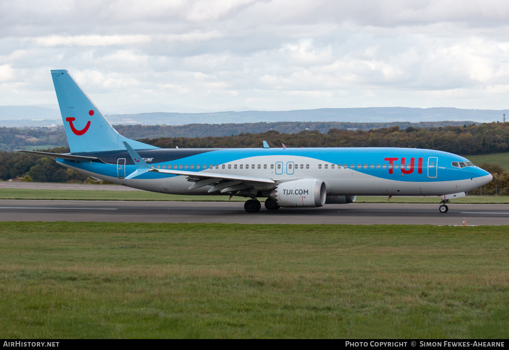 Aircraft Photo of G-TUMF | Boeing 737-8 Max 8 | TUI | AirHistory.net #512537