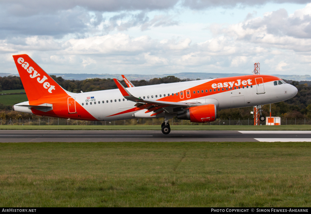 Aircraft Photo of OE-IZG | Airbus A320-214 | EasyJet | AirHistory.net #512538