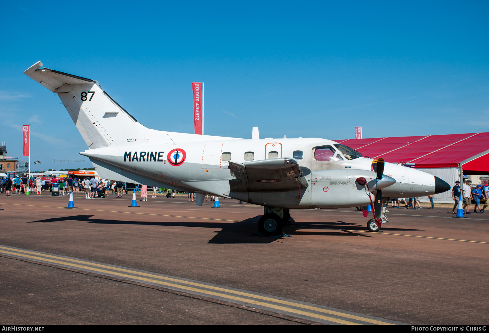 Aircraft Photo of 87 | Embraer EMB-121AN Xingu | France - Navy | AirHistory.net #512543