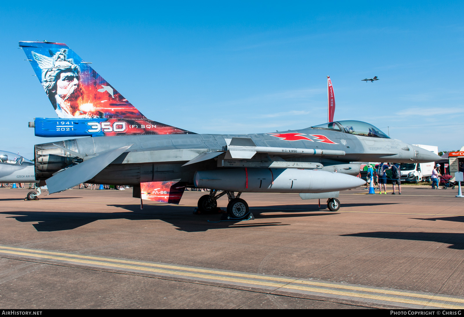 Aircraft Photo of FA-86 | General Dynamics F-16AM Fighting Falcon | Belgium - Air Force | AirHistory.net #512544