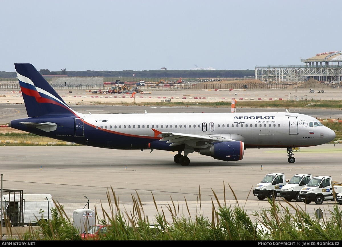 Aircraft Photo of VP-BWH | Airbus A320-214 | Aeroflot - Russian Airlines | AirHistory.net #512553