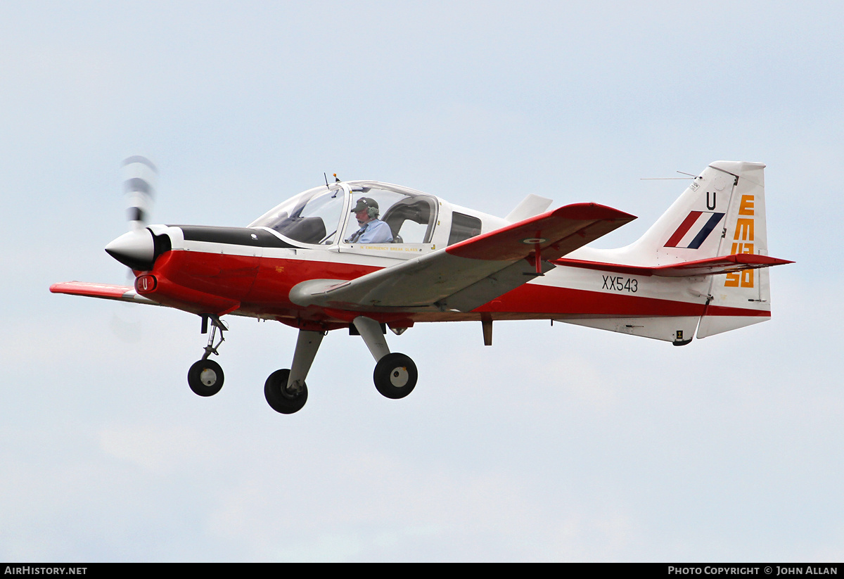 Aircraft Photo of G-CBAB / XX543 | Scottish Aviation Bulldog T1 | UK - Air Force | AirHistory.net #512578