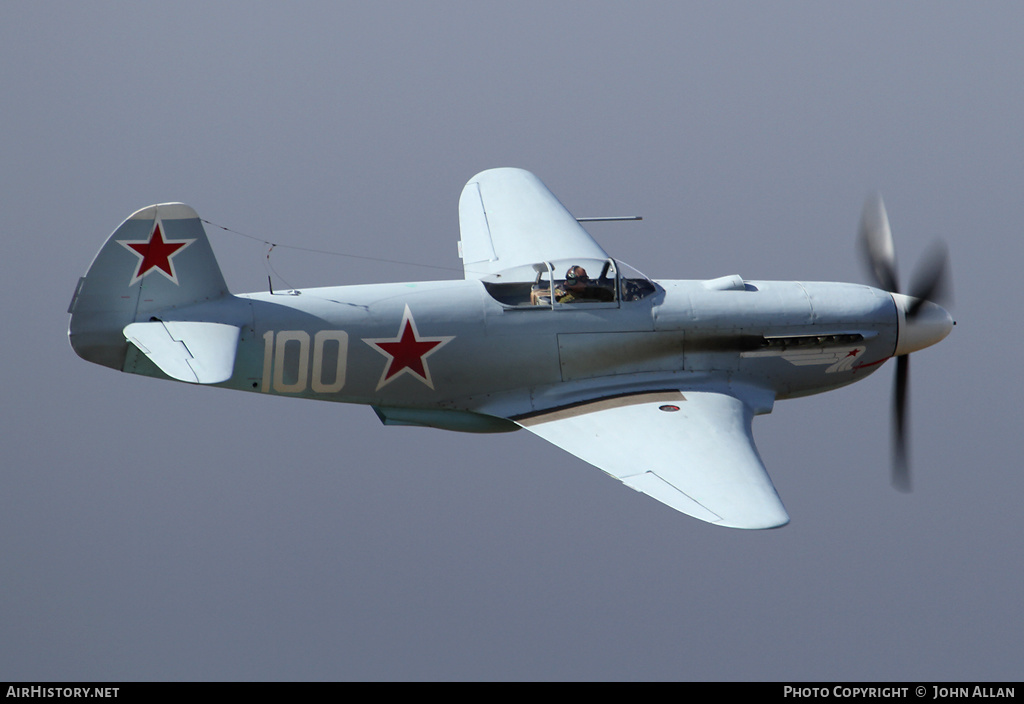 Aircraft Photo of G-CGXG / 100 white | Yakovlev Yak-3UA | Soviet Union - Air Force | AirHistory.net #512587