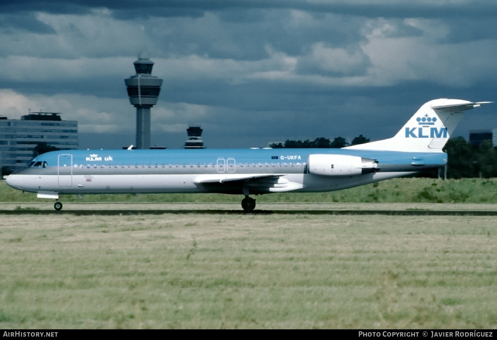 Aircraft Photo of G-UKFA | Fokker 100 (F28-0100) | KLM UK | AirHistory.net #512604