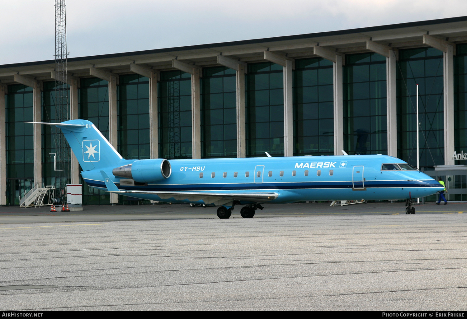 Aircraft Photo of OY-MBU | Bombardier CRJ-200LR (CL-600-2B19) | Maersk Air | AirHistory.net #512611