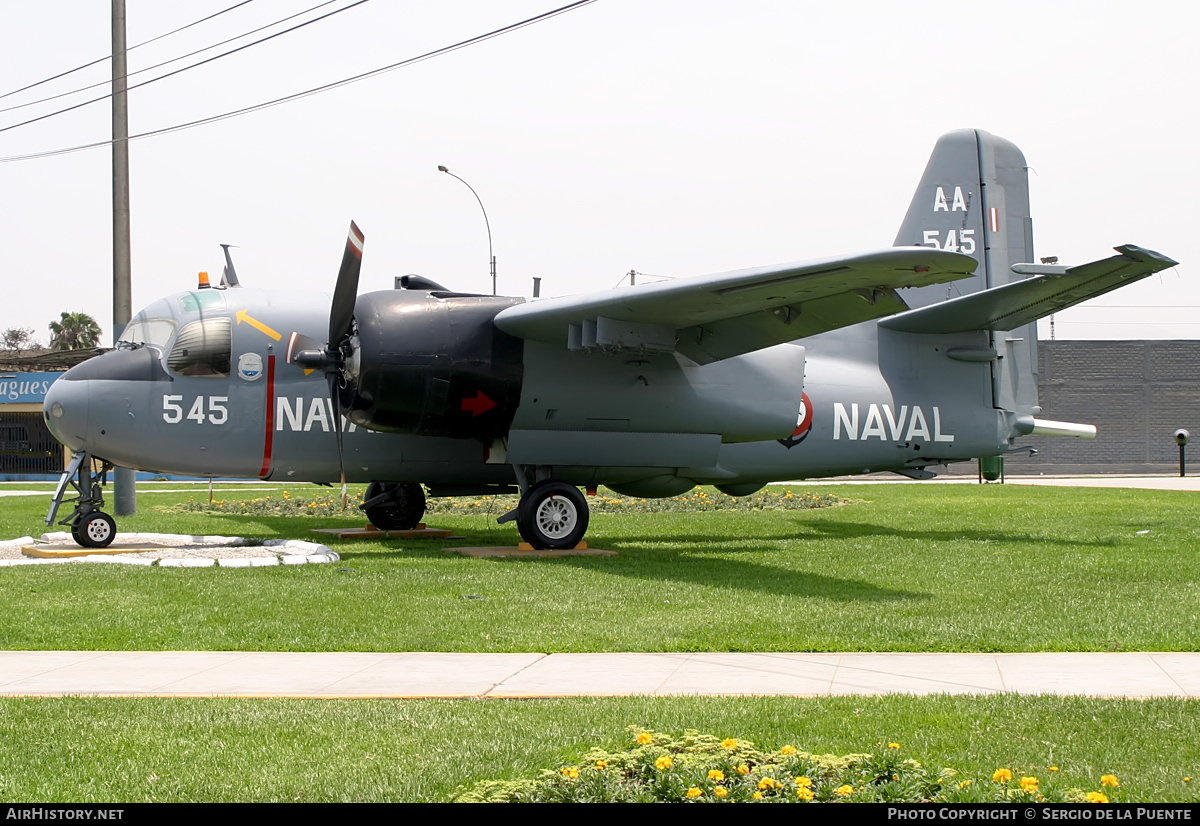 Aircraft Photo of AA-545 | Grumman S-2E Tracker | Peru - Navy | AirHistory.net #512657