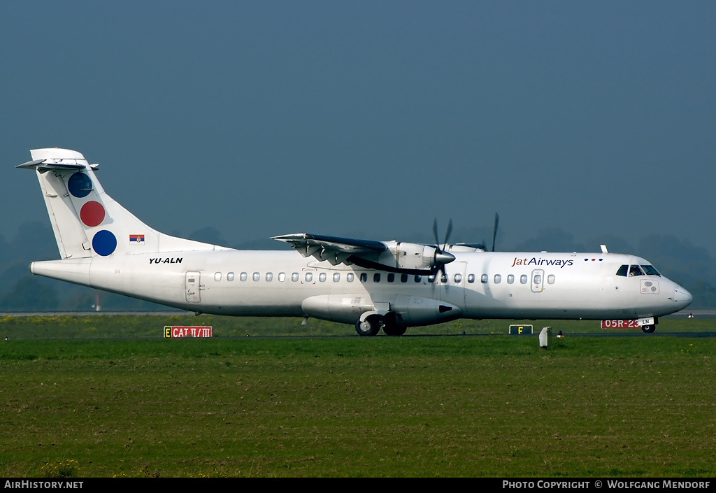 Aircraft Photo of YU-ALN | ATR ATR-72-201 | Jat Airways | AirHistory.net #512663