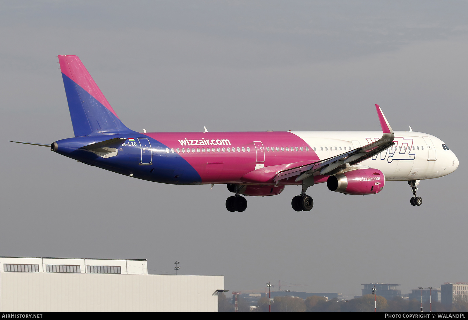 Aircraft Photo of HA-LXO | Airbus A321-231 | Wizz Air | AirHistory.net #512664