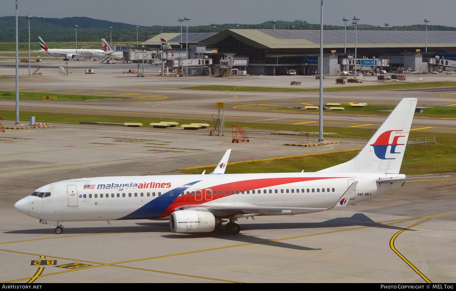 Aircraft Photo of 9M-MLL | Boeing 737-8FZ | Malaysia Airlines | AirHistory.net #512713